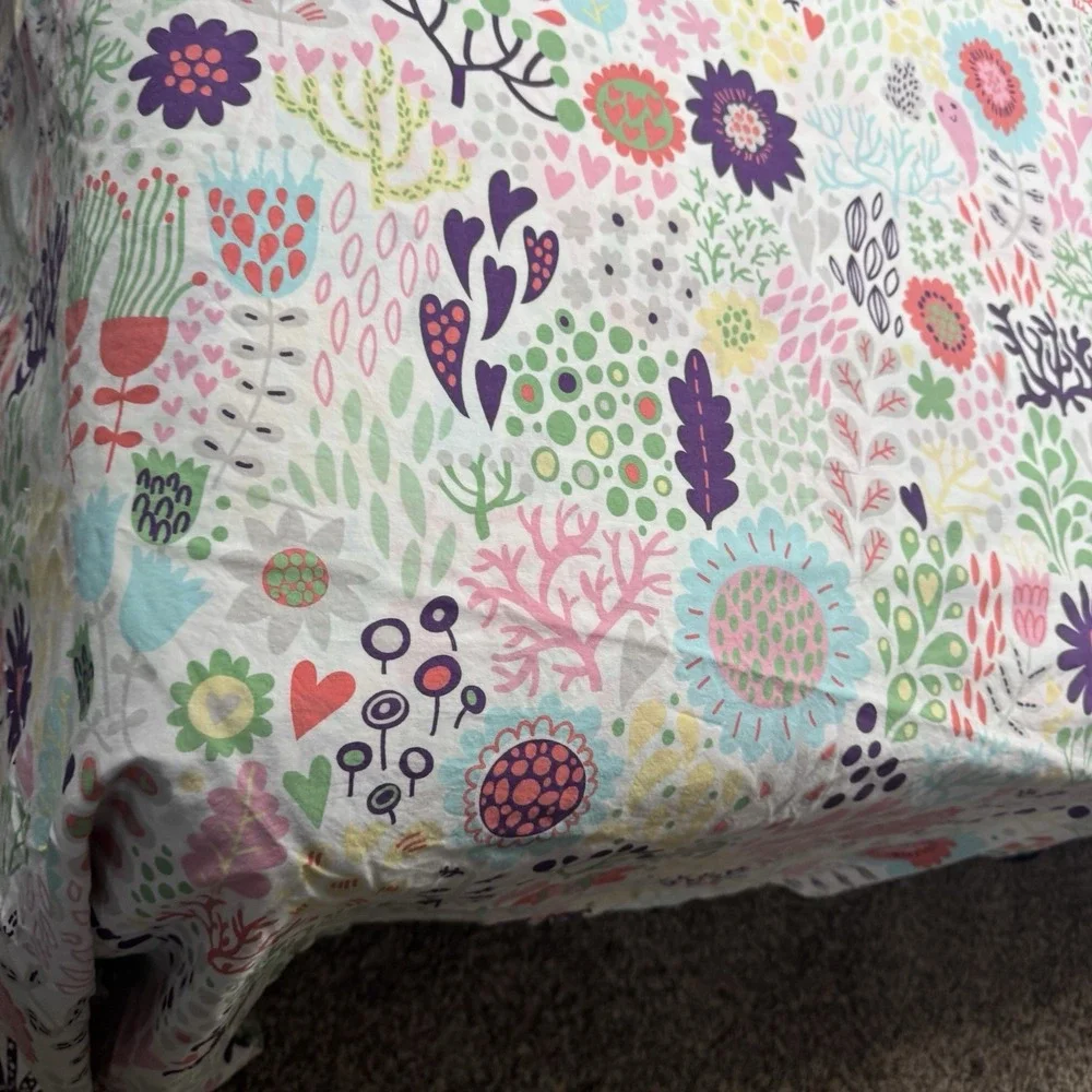 Pottery Barn Margherita Missoni Full Duvet Cover Ciao Ciao Bambino Floral Sea